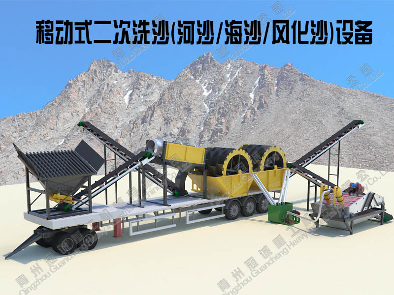 細沙回收設備應用于移動(dòng)洗砂設備